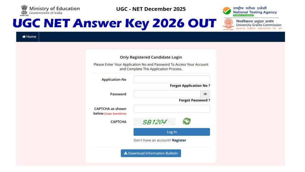 UGC NET Answer Key 2026