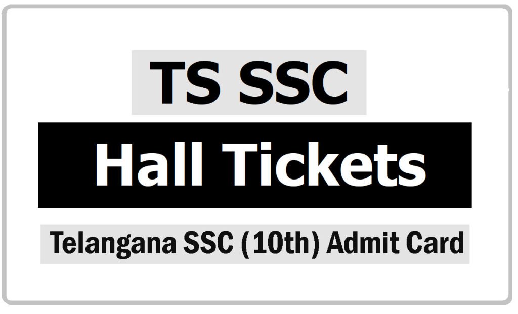 BSE Telangana TS SSC 10th Hall Tickets 2026
