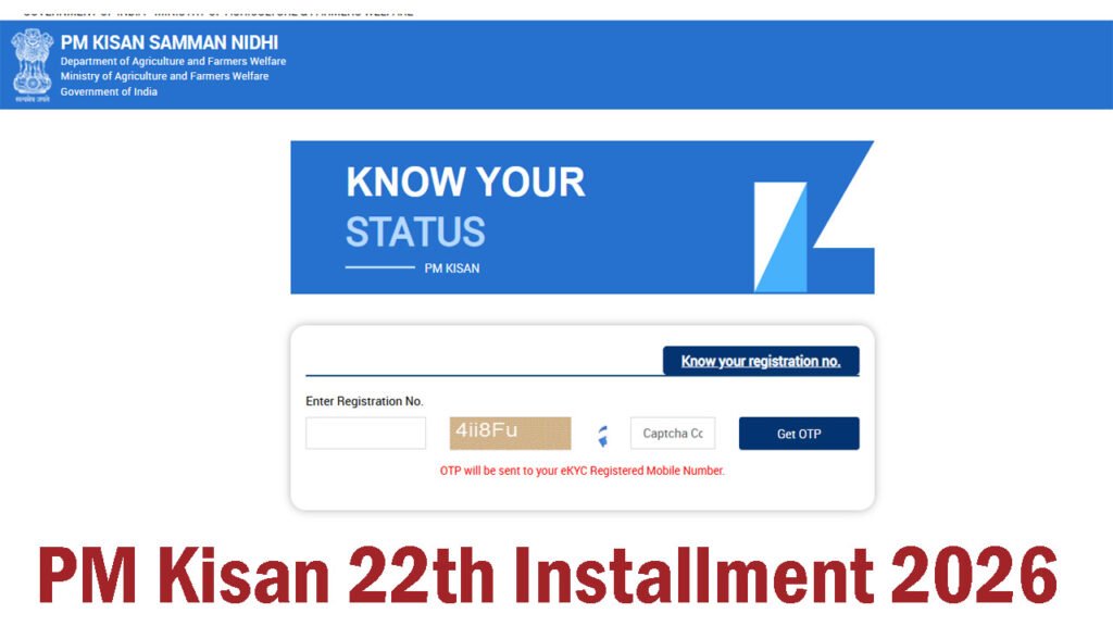 PM Kisan 22th Installment 2026