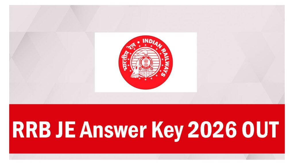 RRB JE Answer Key 2026