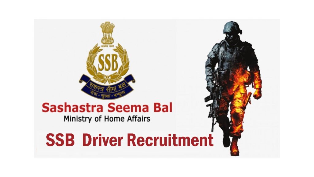 SSB Constable Driver Recruitment 2026