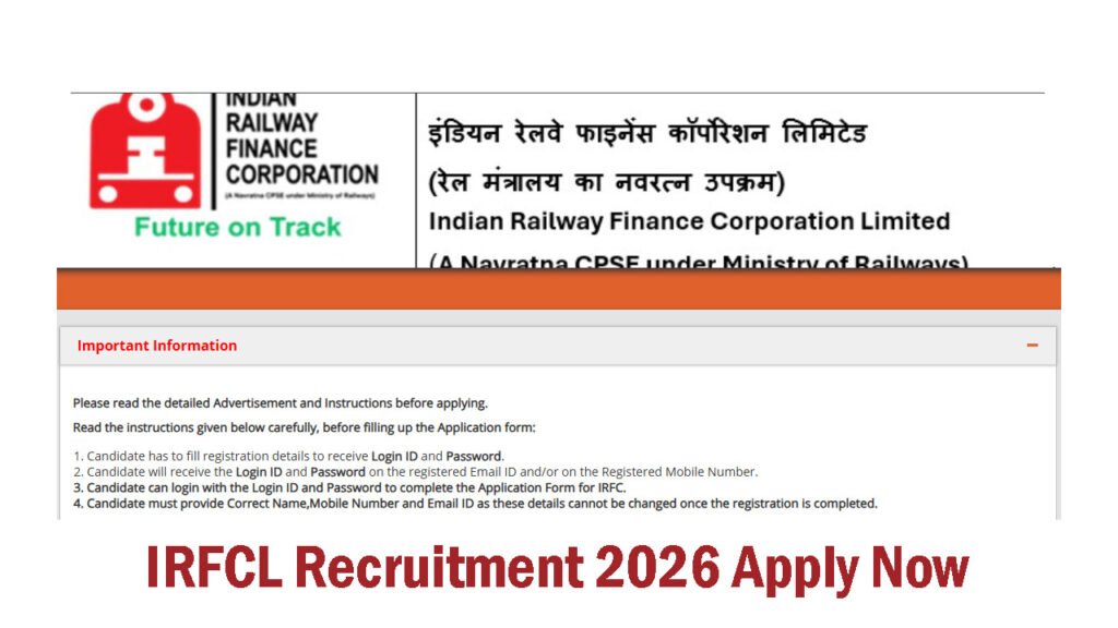 IRFCL Recruitment 2026