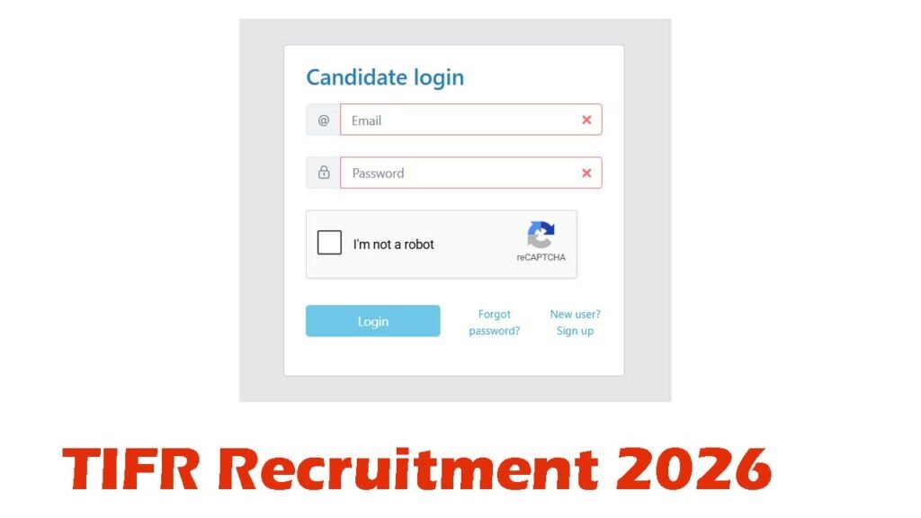 TIFR Recruitment 2026