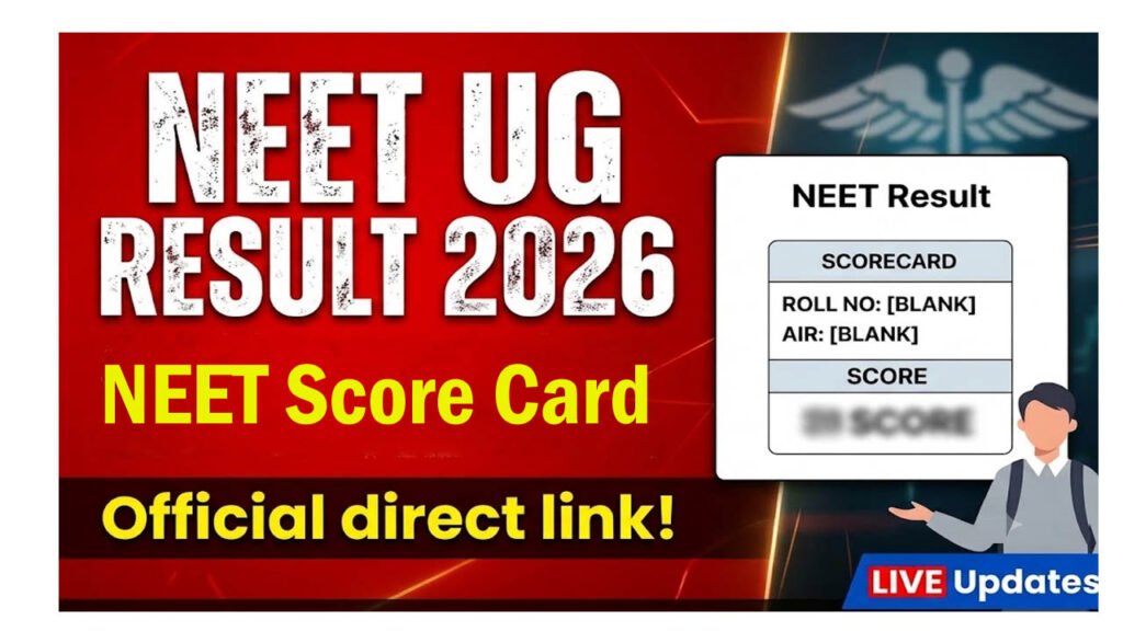 NEET UG Result 2026