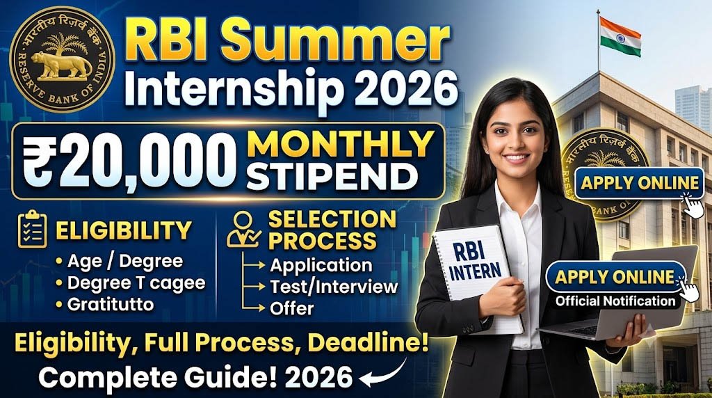 RBI Summer Internship 2026