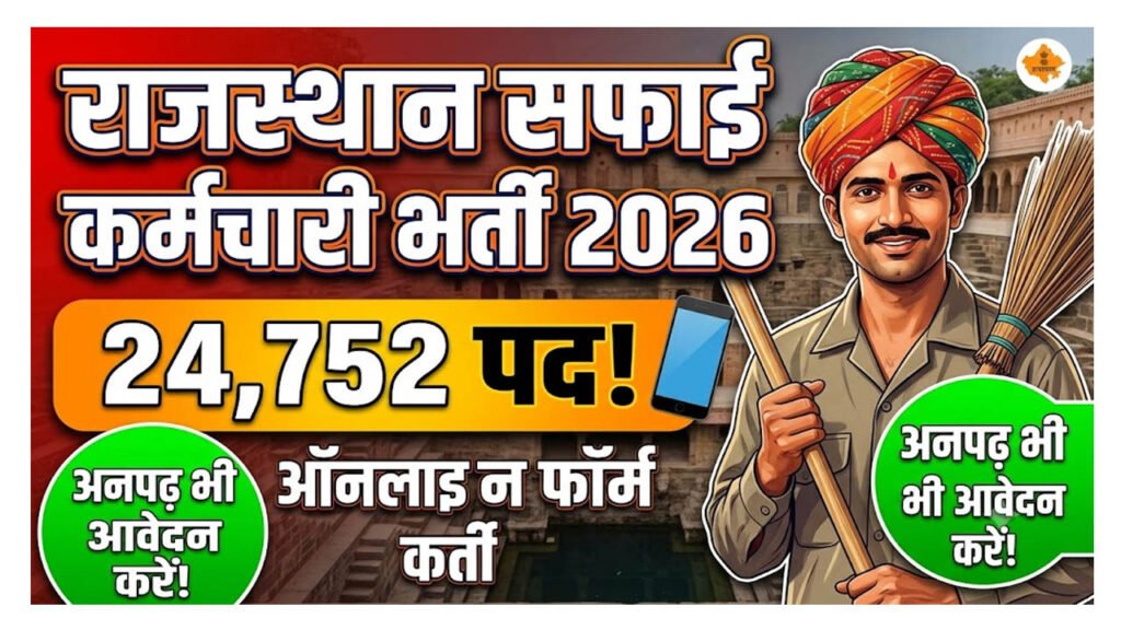 Rajasthan Safai Karamchari Online Form 2026