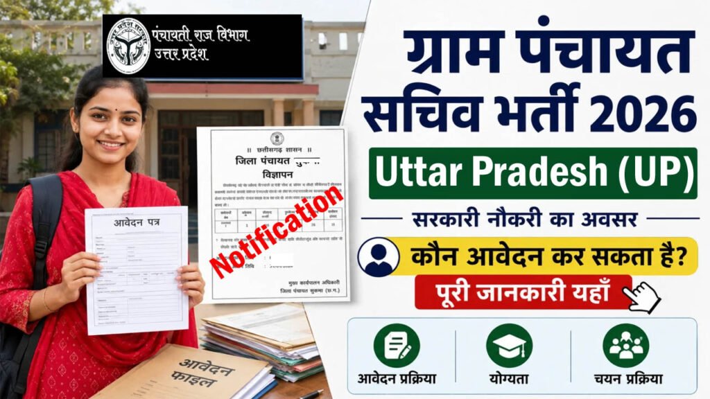 UP Gram Panchayat Sachiv Bharti 2026