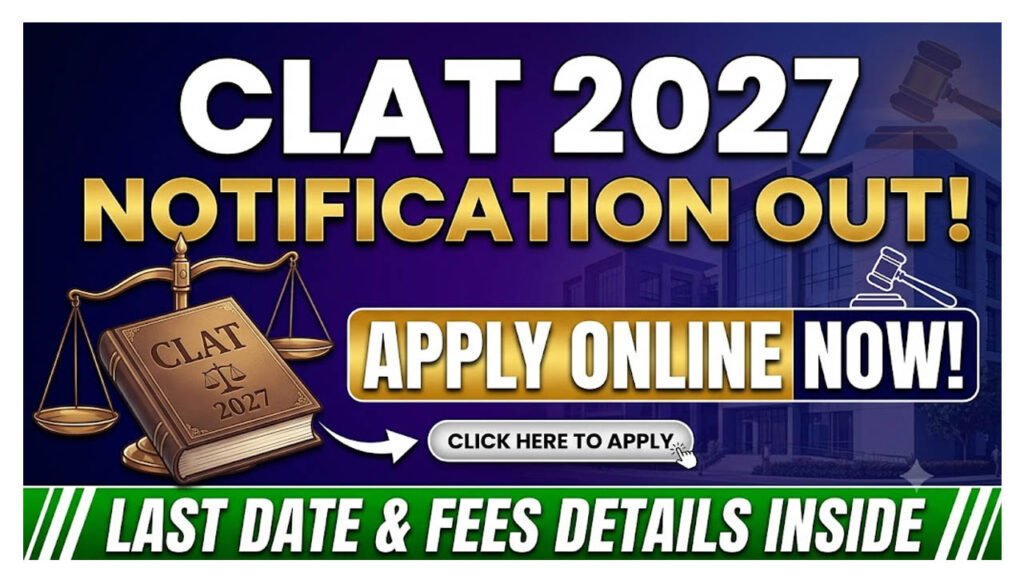 CLAT Online Form 2027