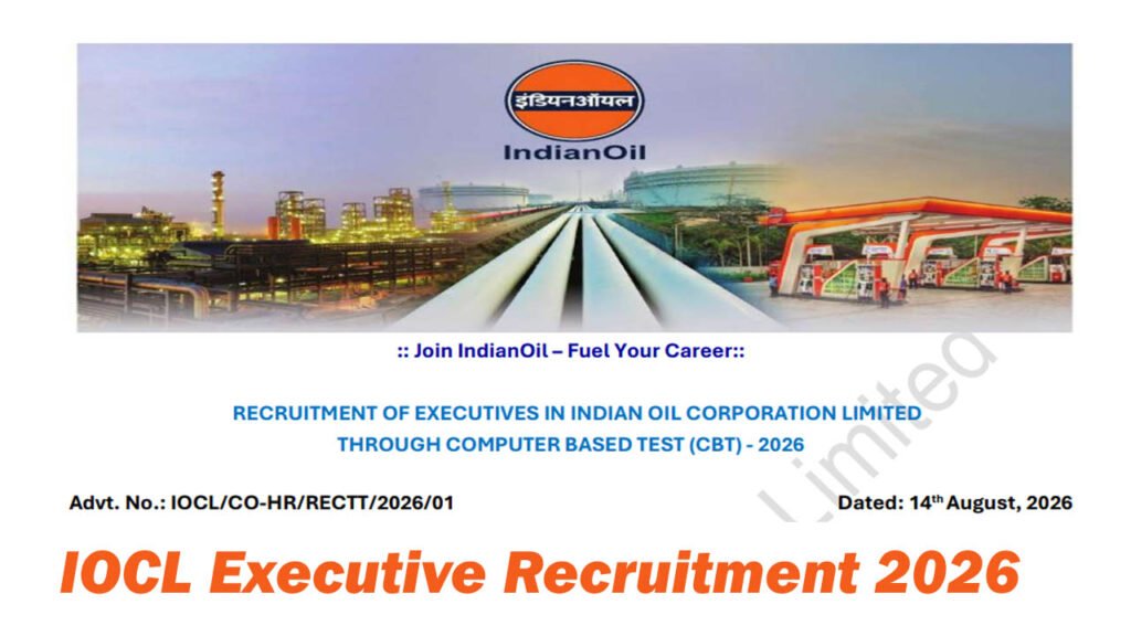 IOCL Executive Recruitment 2026