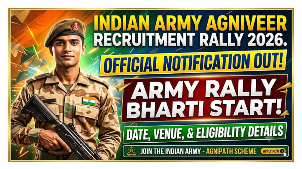 Indian Army Agniveer Recruitment Rally 2026