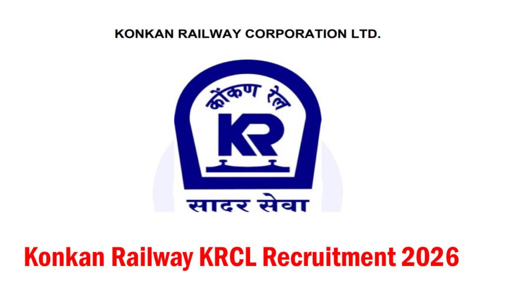 Konkan Railway KRCL Recruitment 2026