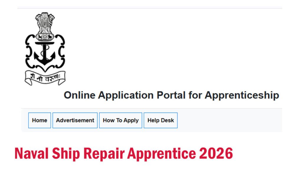 Naval Ship Repair Apprentice Recruitment 2026