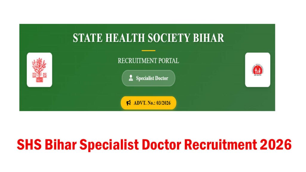 SHS Bihar Specialist Doctor Recruitment 2026